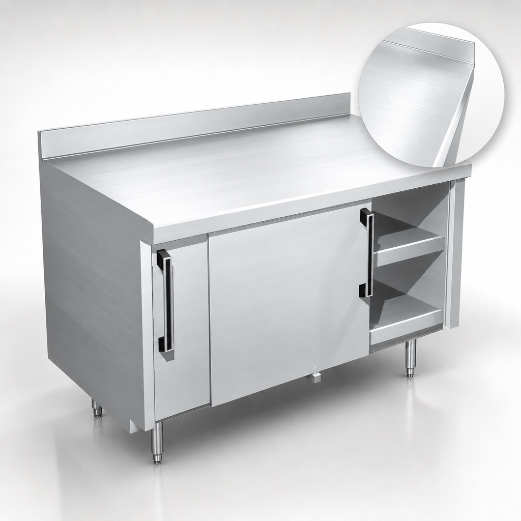 16-Gauge Stainless Steel Top
