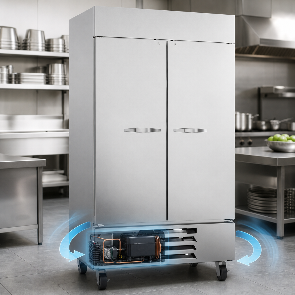 Bottom-Mounted Self-Contained Refrigeration