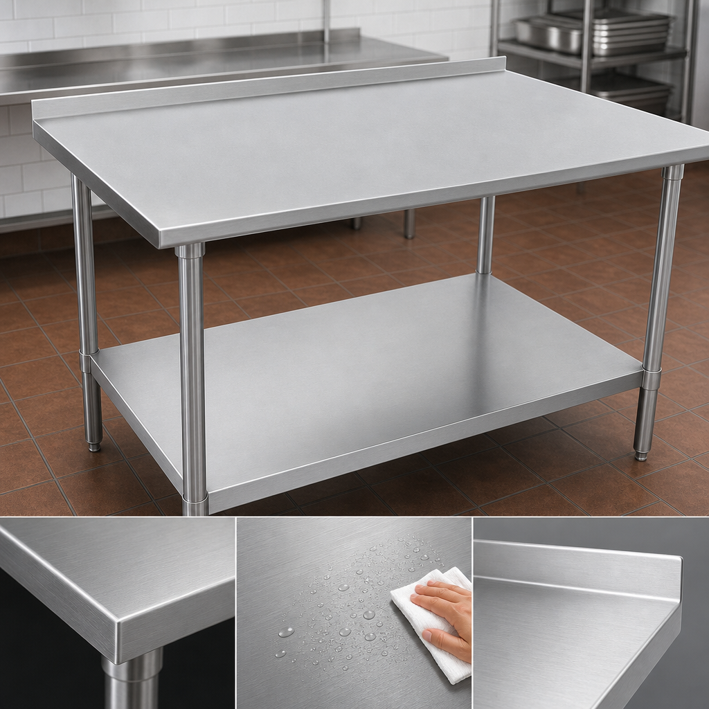 14-Gauge 300-Series Stainless Steel Top