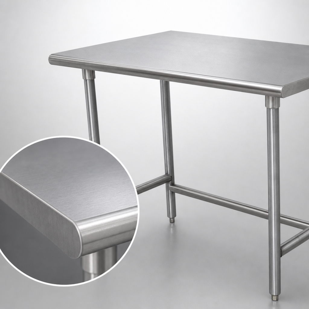 14-Gauge 304 Stainless Steel Top