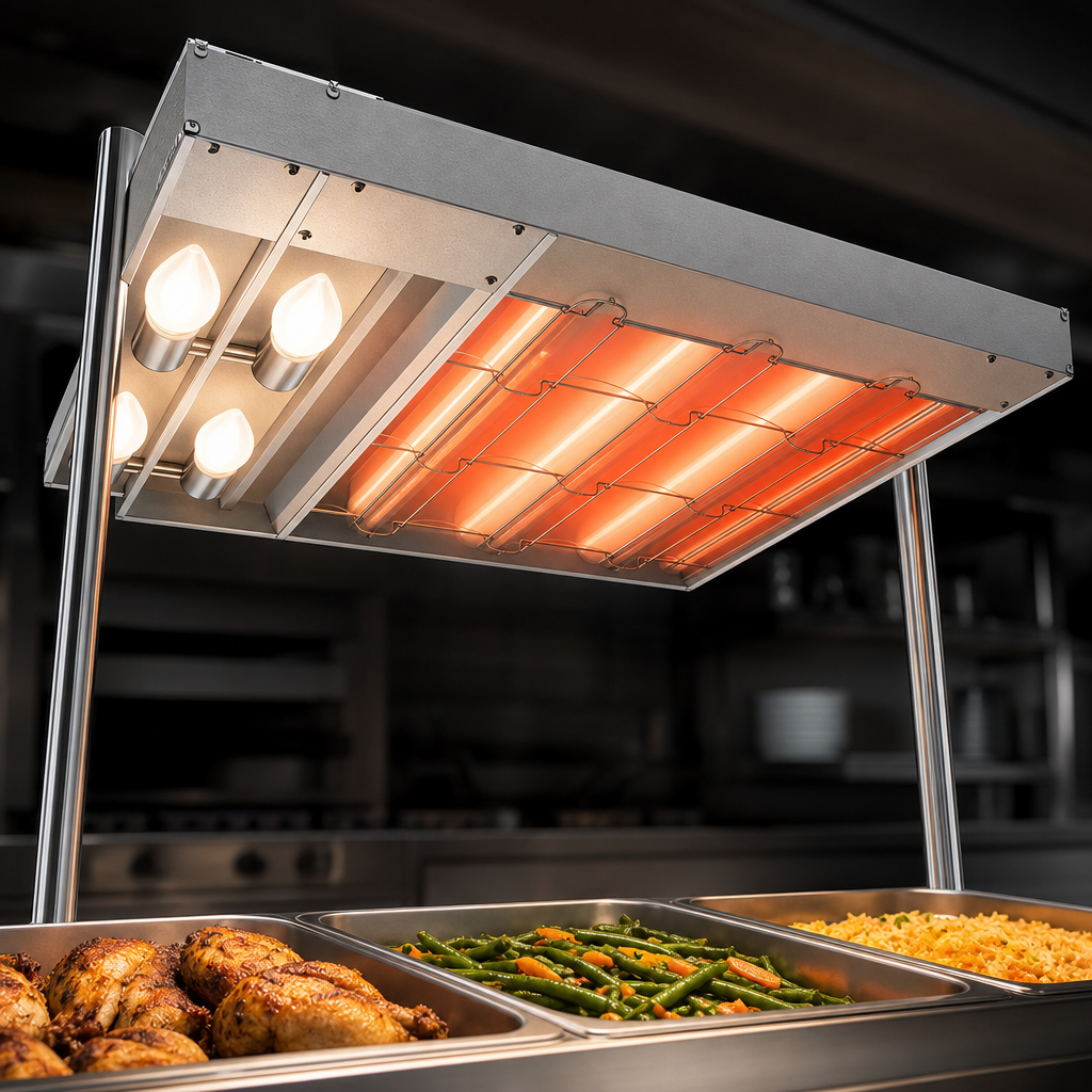 Lighted Infrared Heating