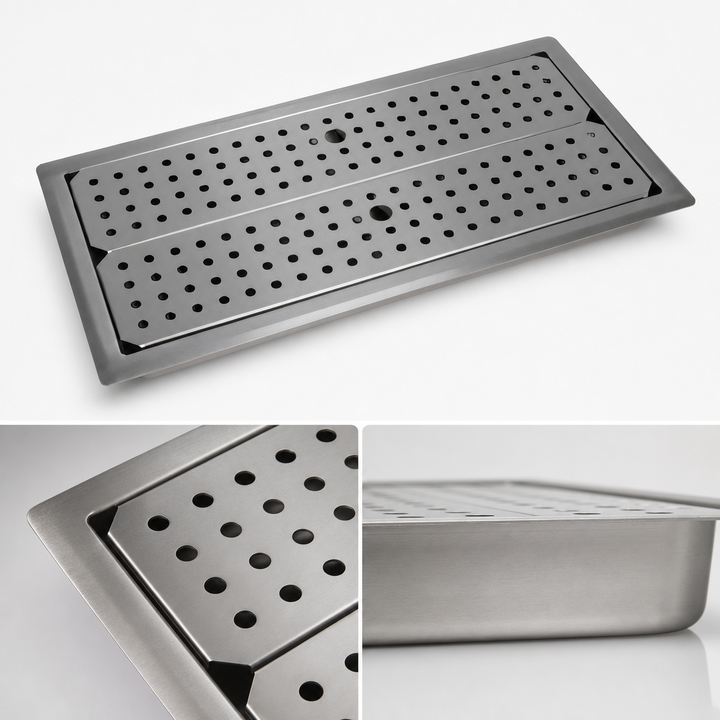 18-Gauge Stainless Steel Pan