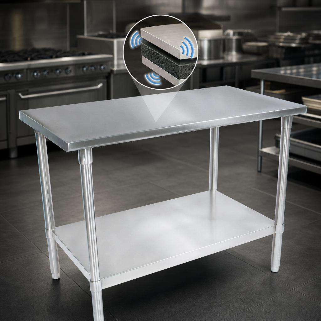 Sound-Deadened Work Surface