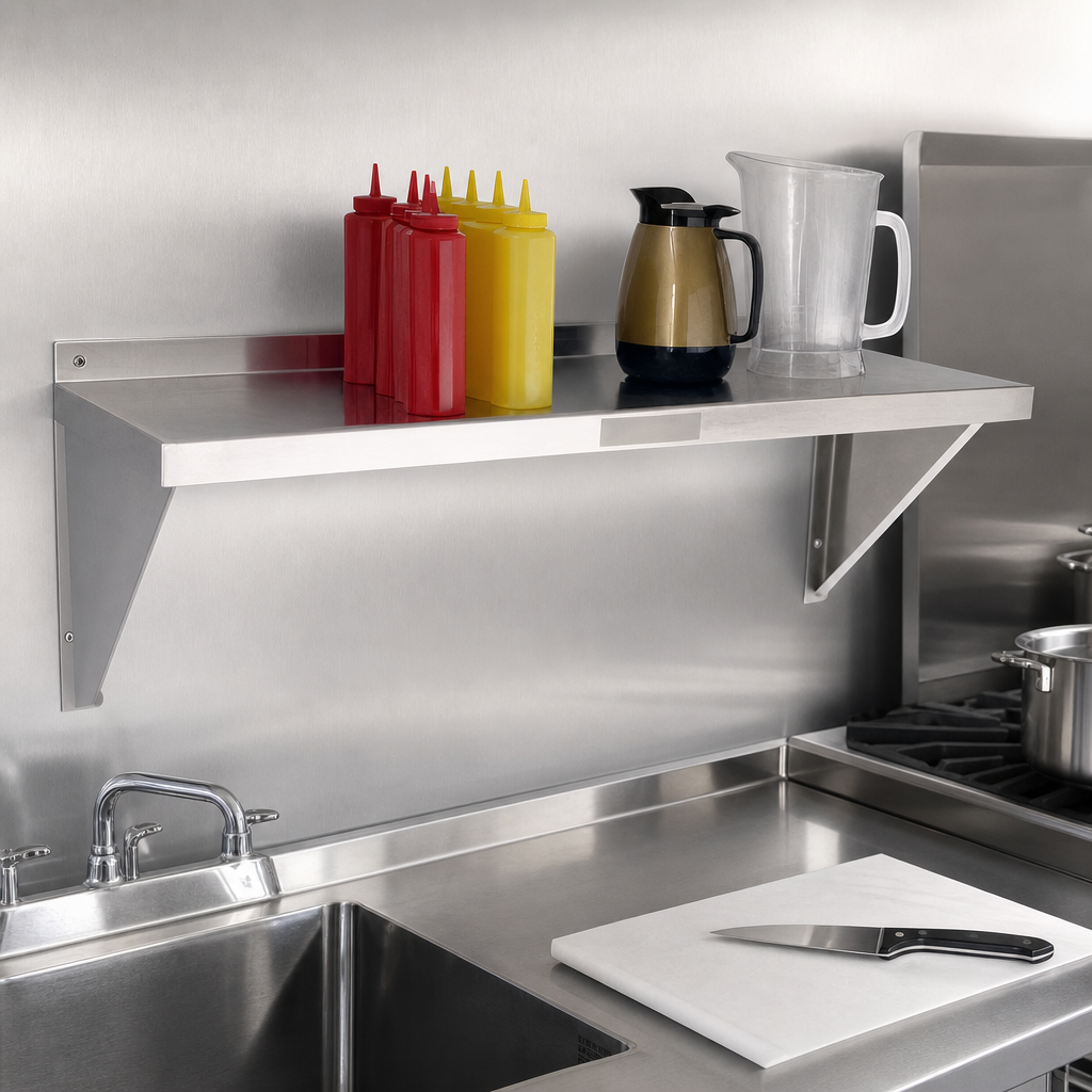 Solid Wall Shelf Design