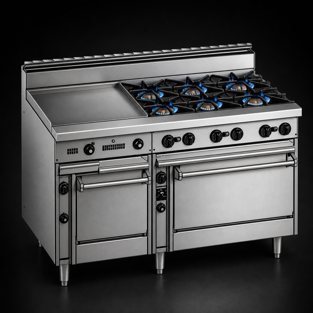 Four Open Burners