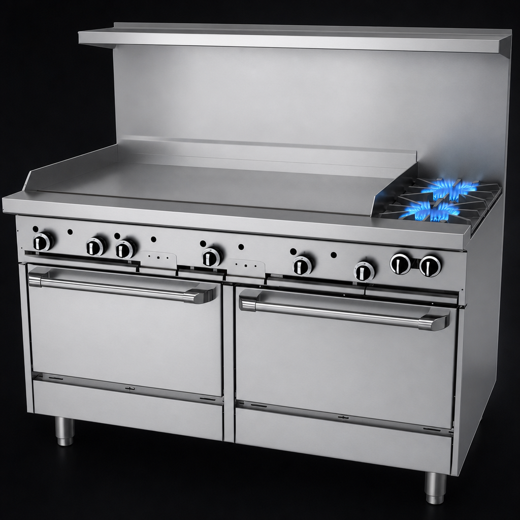 Two Open Burners