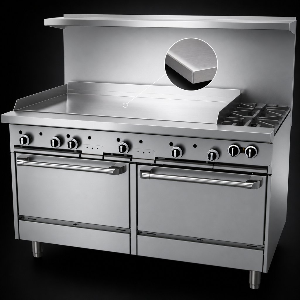 48-Inch Smooth Steel Griddle