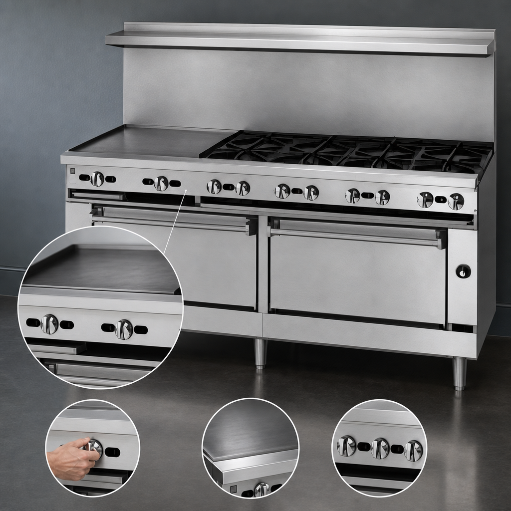 Manual Griddle Controls