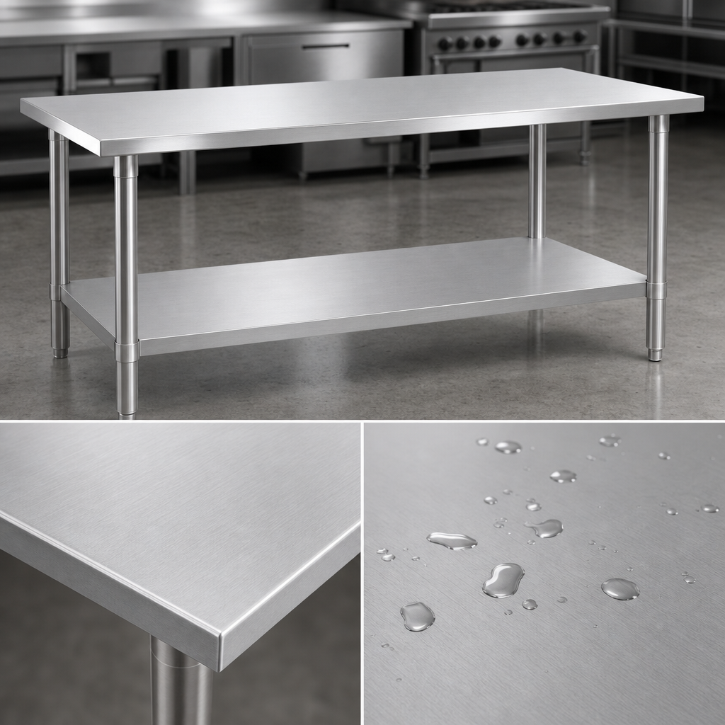 16 Gauge 300 Series Stainless Steel Top