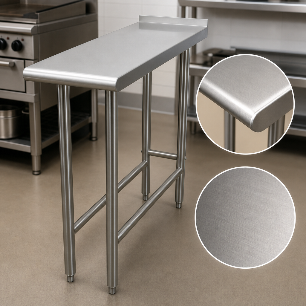 16-Gauge 304 Stainless Steel Top