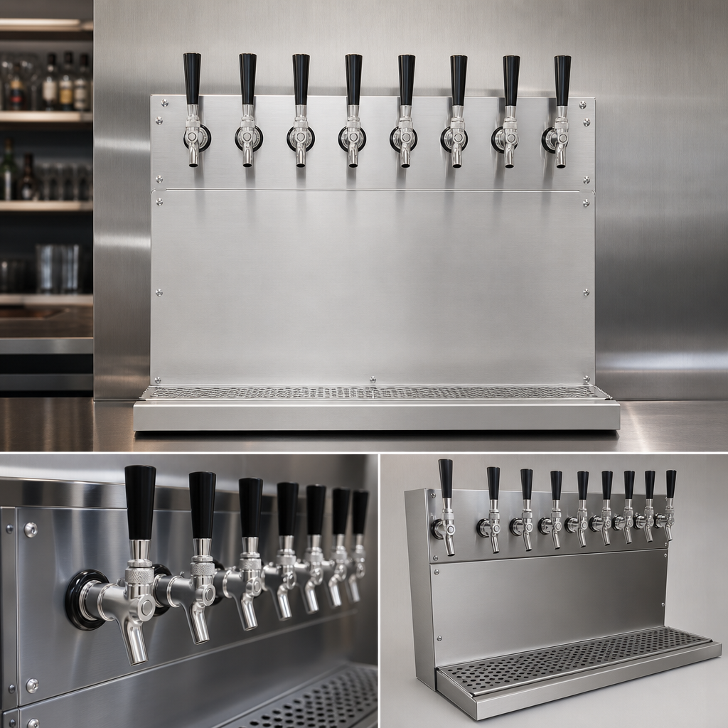 Eight-Faucet Layout