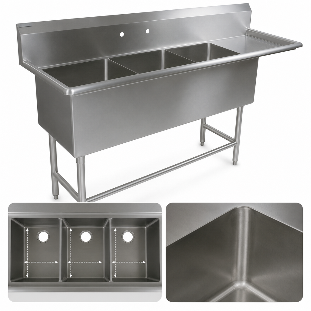 Three Oversized Compartments