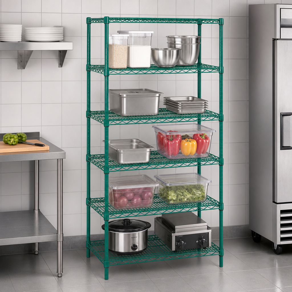 Five Wire Shelves