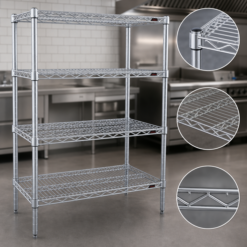 Patented QuadTruss Shelf Design