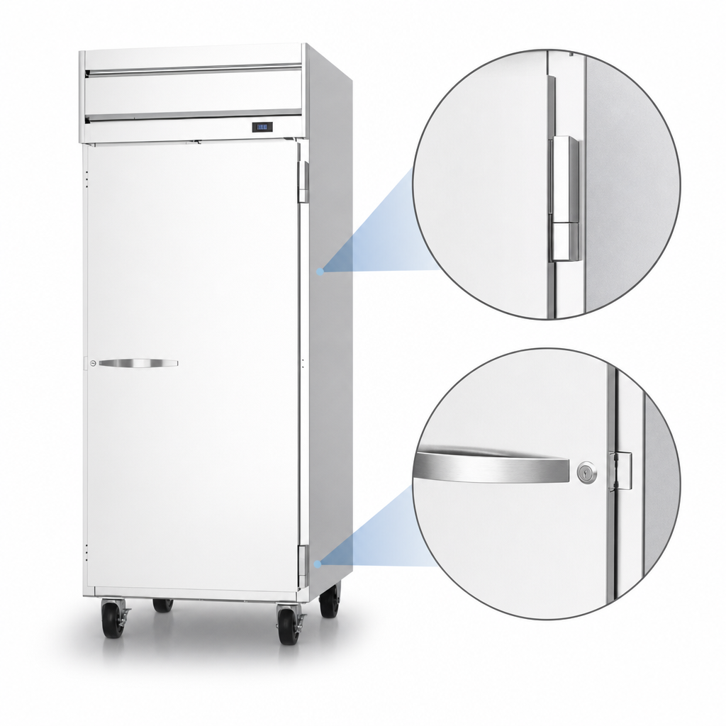Right-Hand Solid Hinged Door With Lock