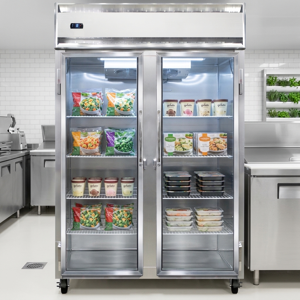 Showcasing its sleek design and efficient operation, this Continental Refrigerator utilizes eco-friendly R290 Hydrocarbon refrigerant.