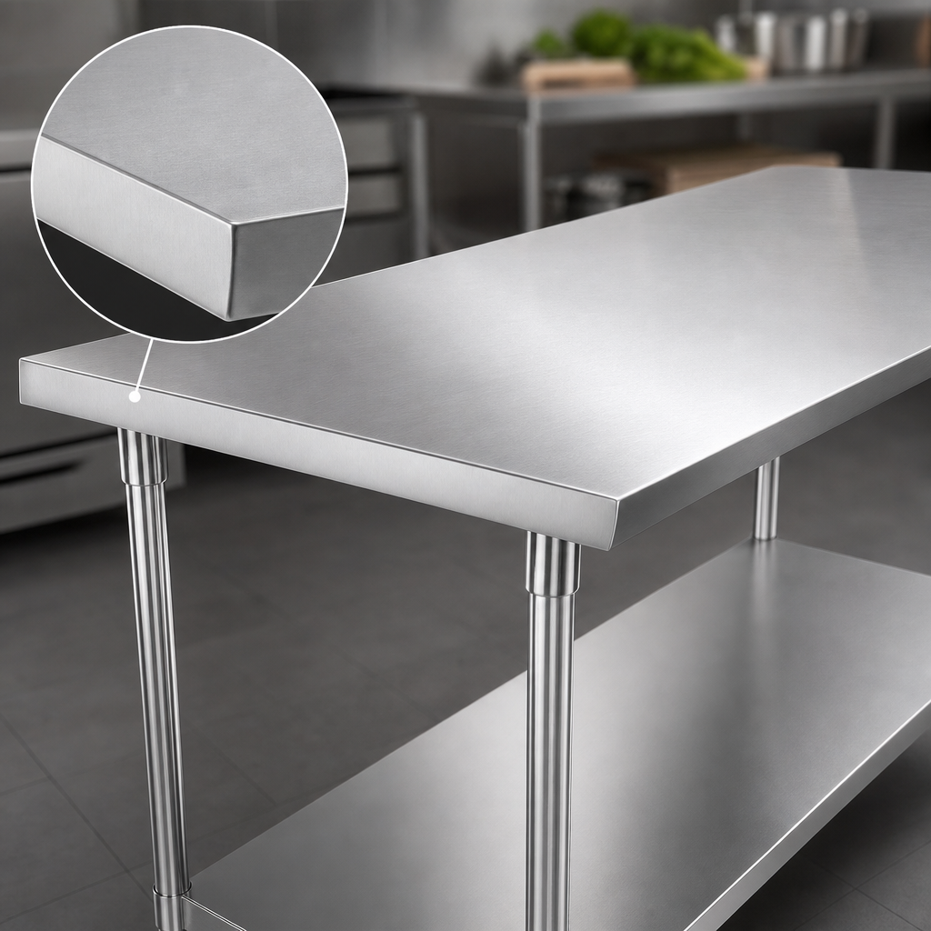 14 Gauge Stainless Steel Top
