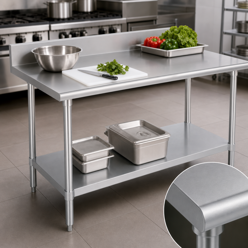 16 Gauge 300 Series Stainless Steel Top