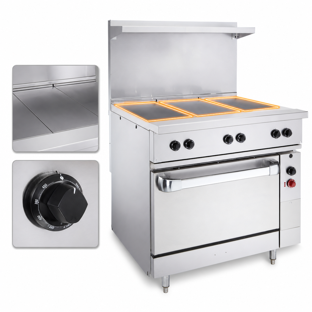 Three Thermostatic Hot Tops