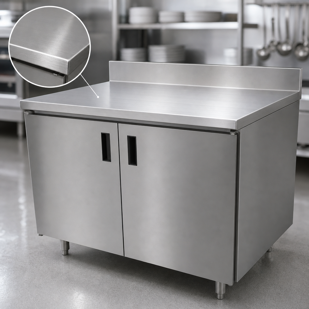 16-Gauge 304 Stainless Steel Top