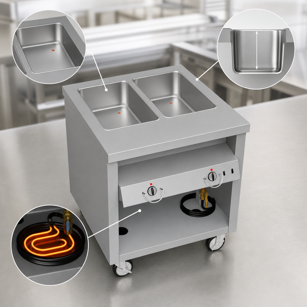 Sealed Hot Food Wells