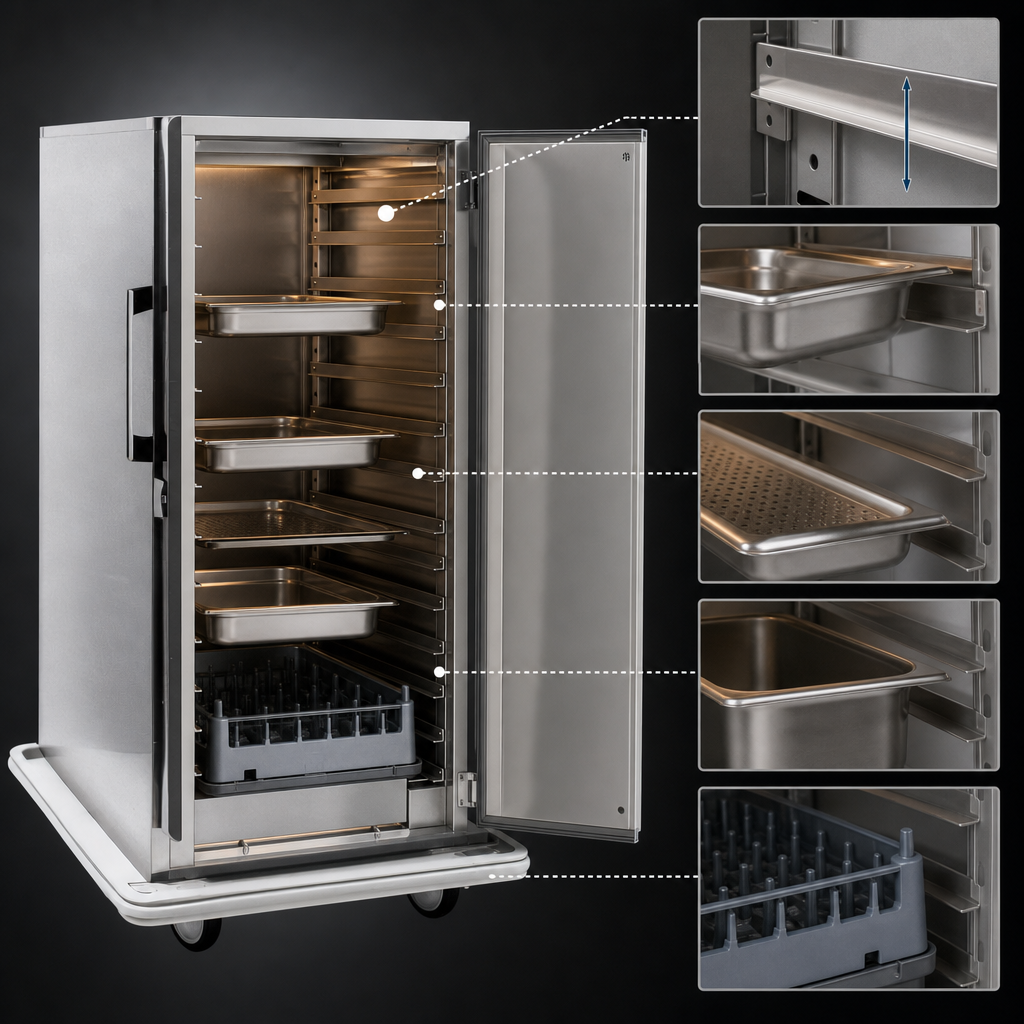 Universal Adjustable Tray Slides