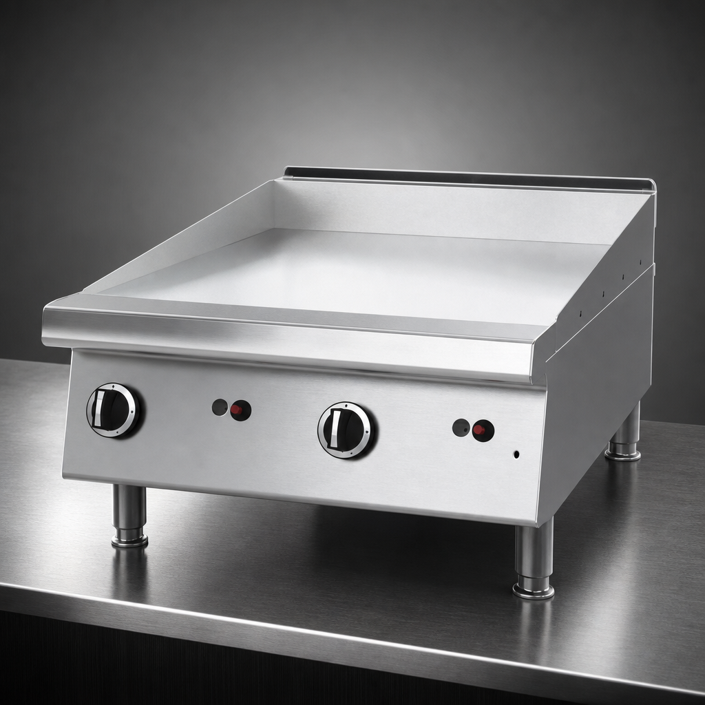 1-Inch Smooth Steel Griddle Plate