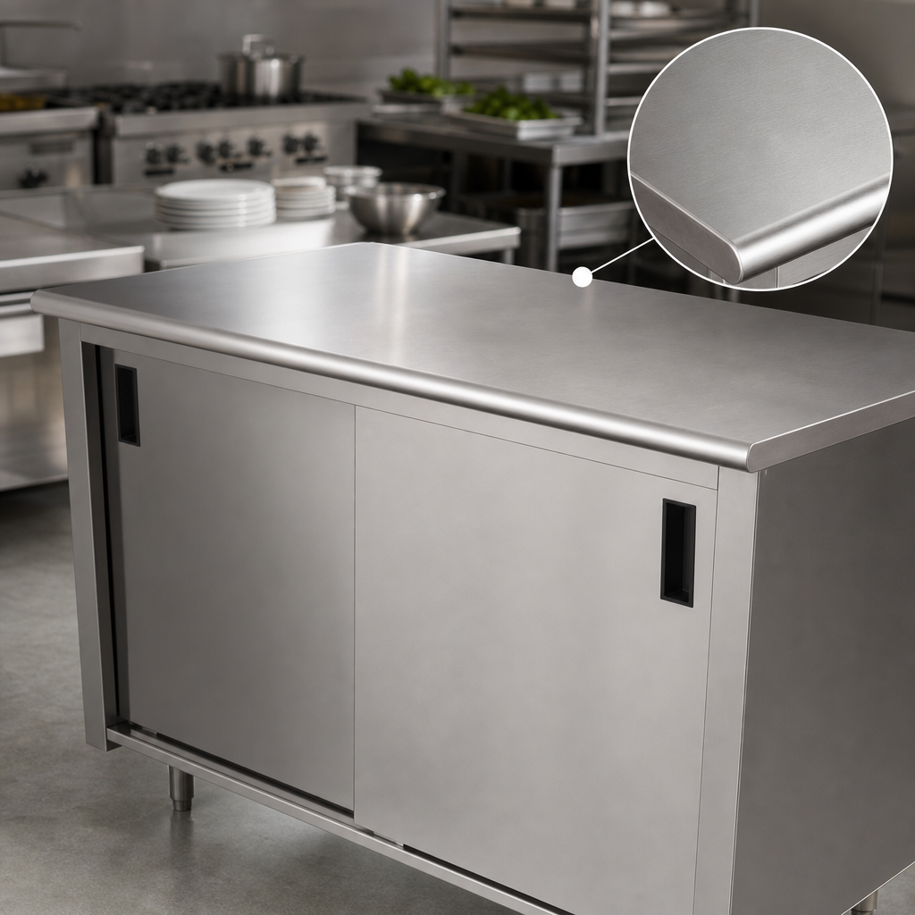 14 Gauge 304 Stainless Steel Top