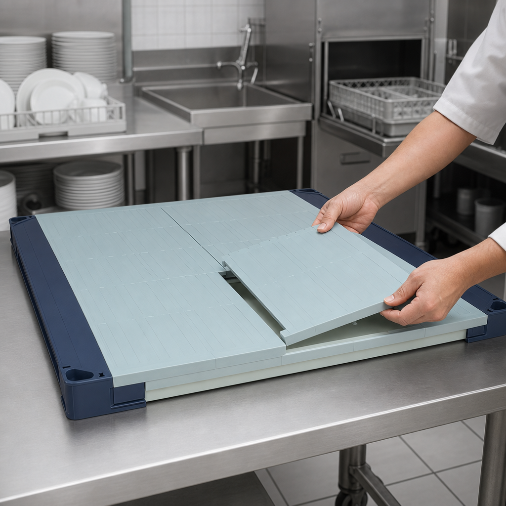 Removable Solid Shelf Mat