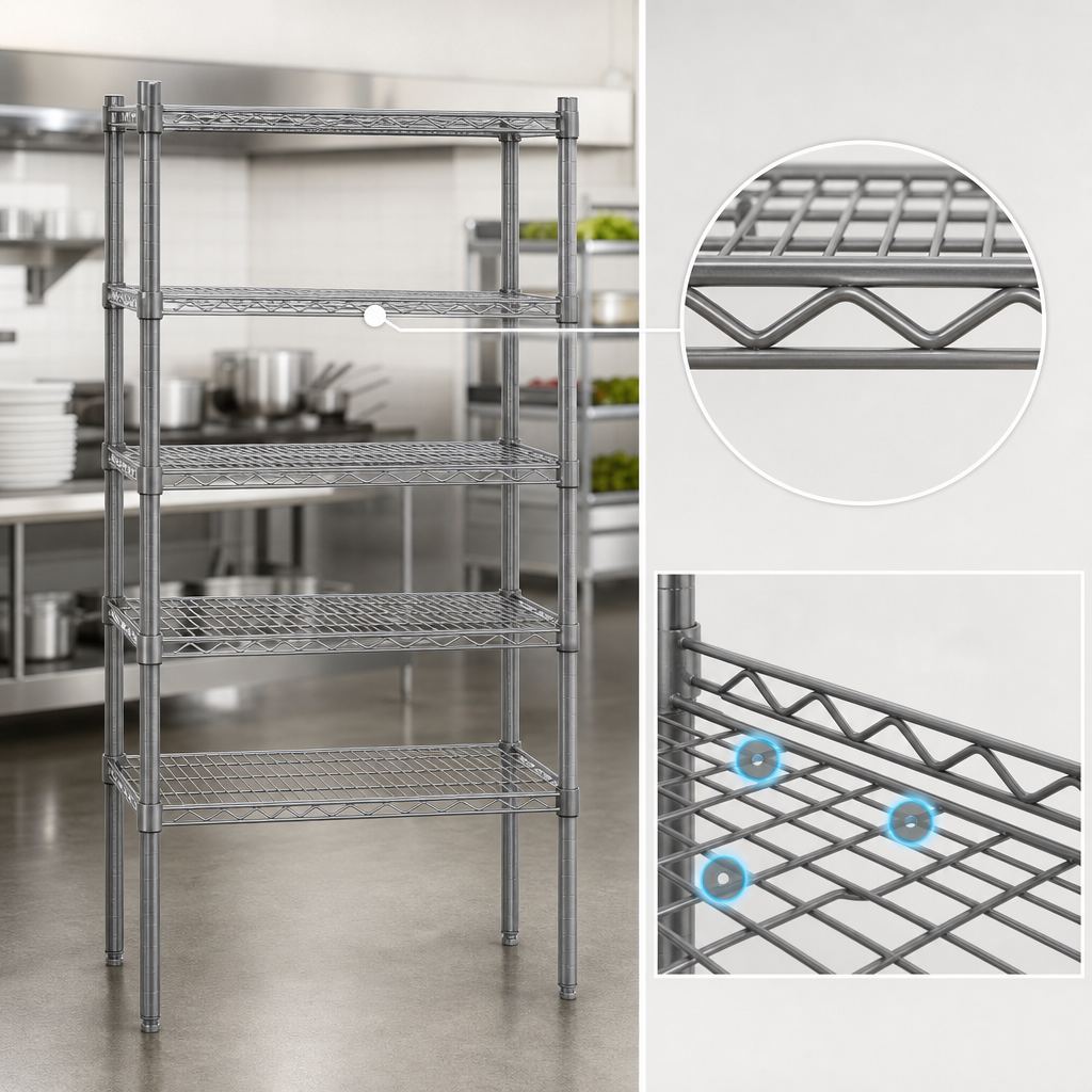 Patented QuadTruss® Shelf Design
