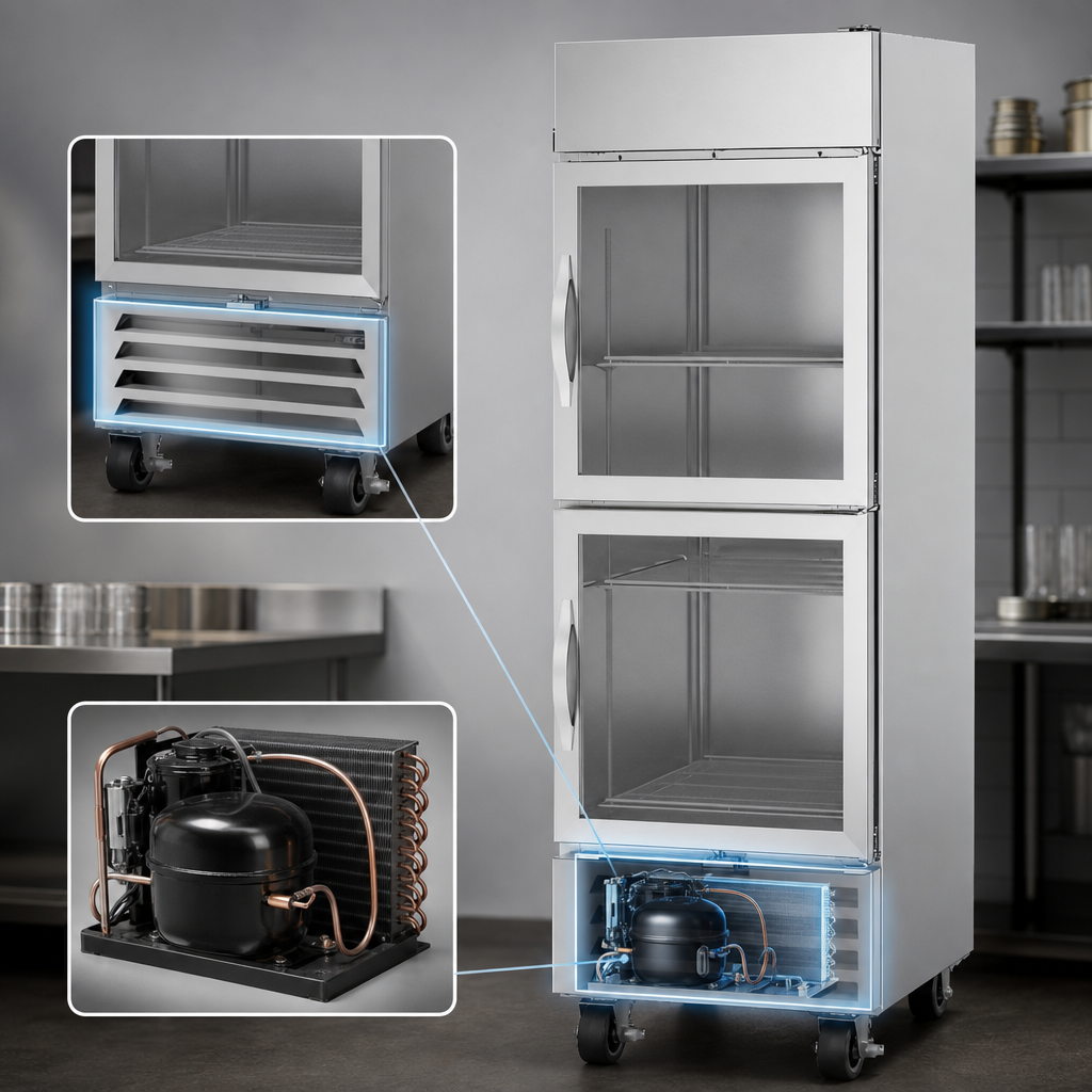 Bottom-Mounted Self-Contained Refrigeration