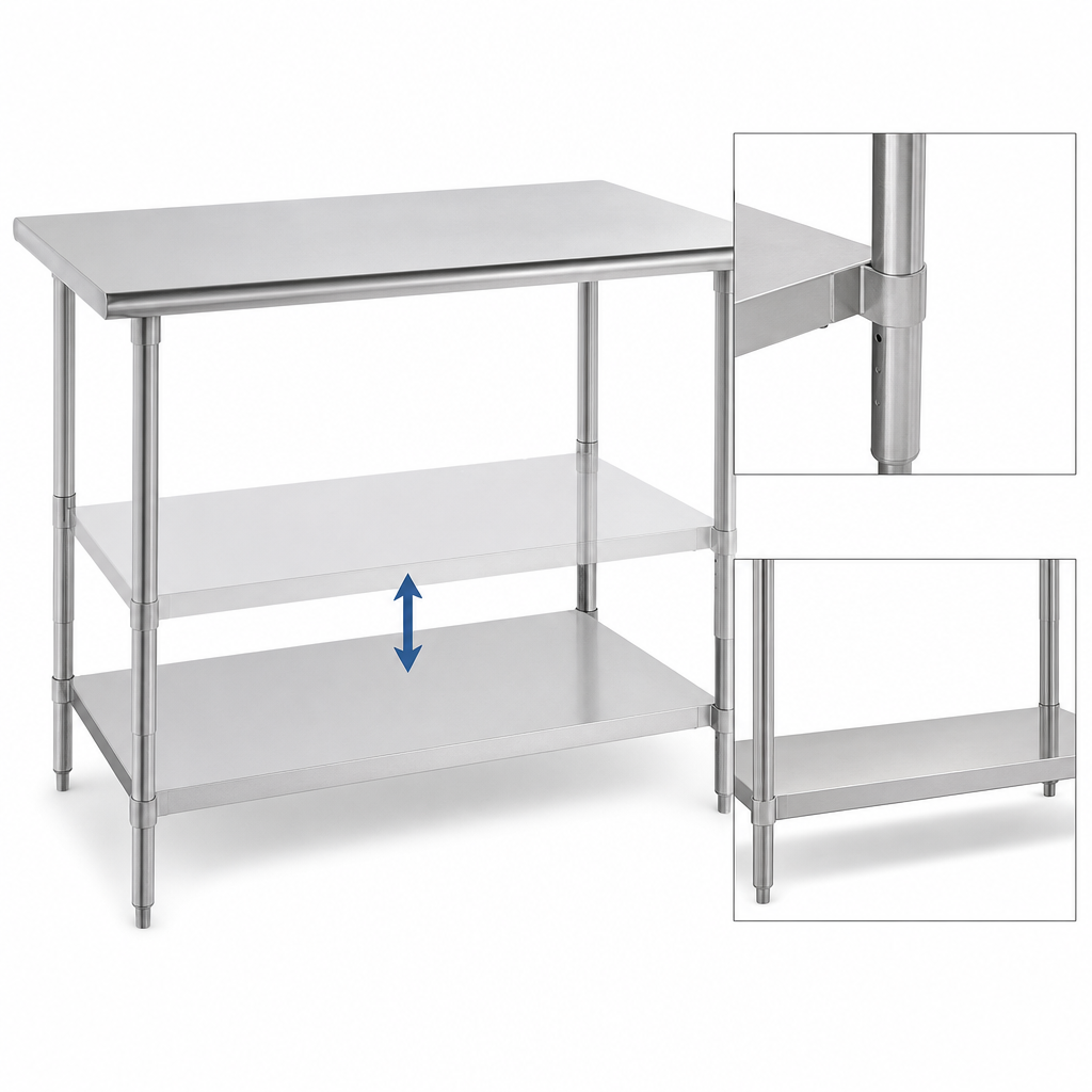 Adjustable Stainless Steel Undershelf