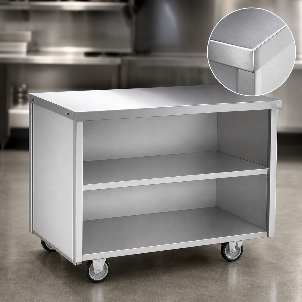16-Gauge Stainless Steel Top