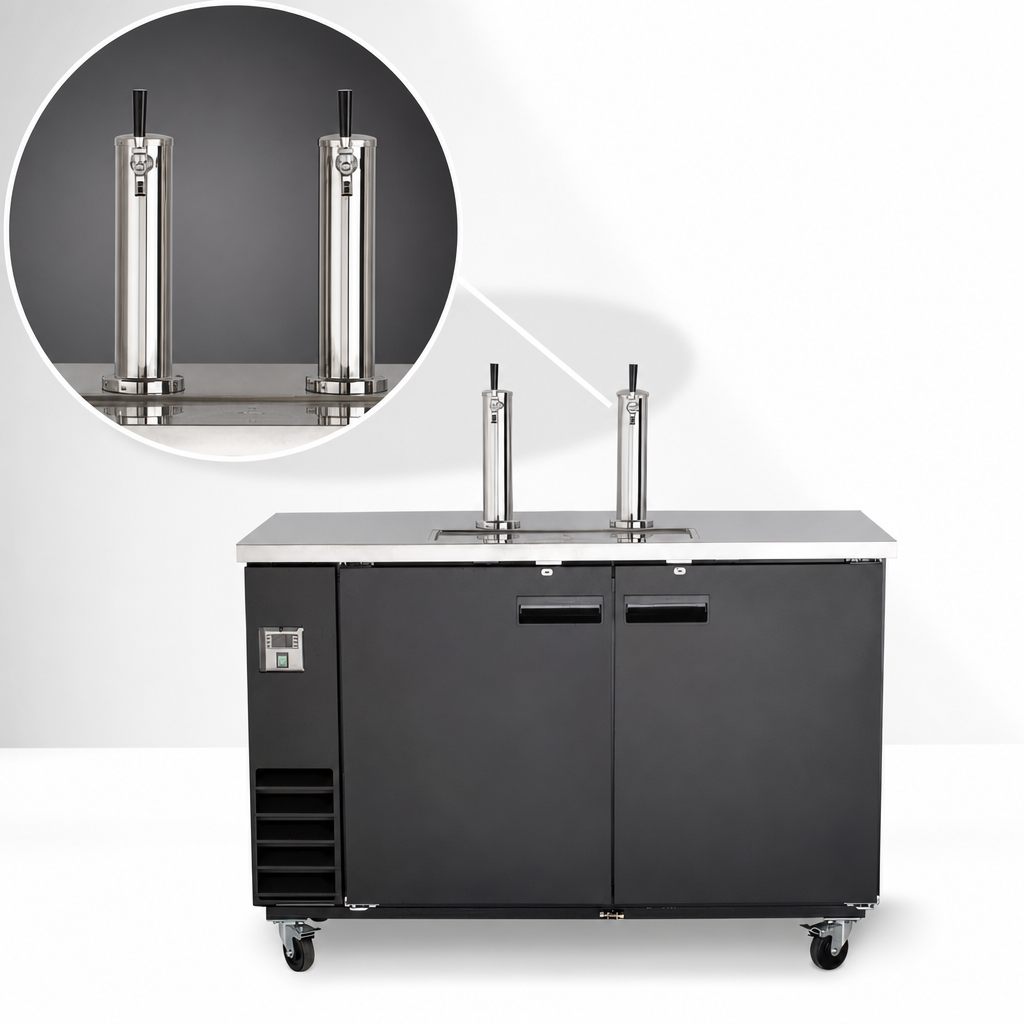 Dual Stainless Draft Towers