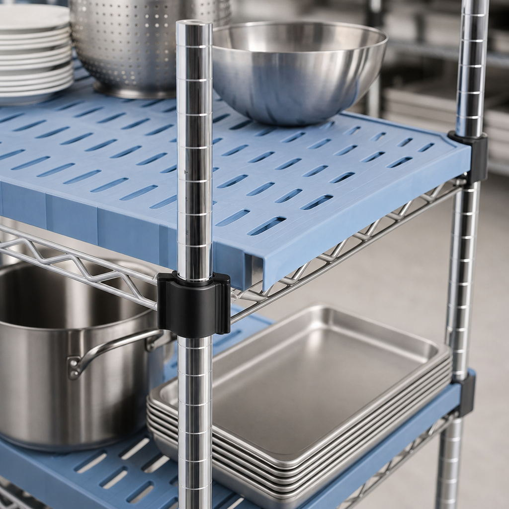 Louvered Shelf Design