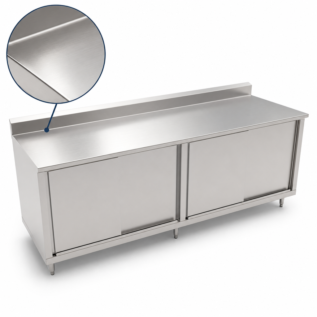 16-Gauge Stainless Steel Top
