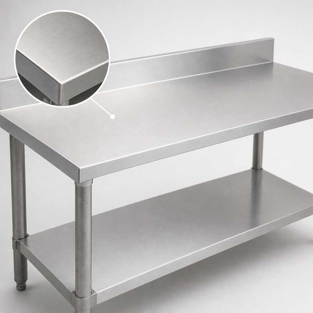 18-Gauge 430 Stainless Steel Top