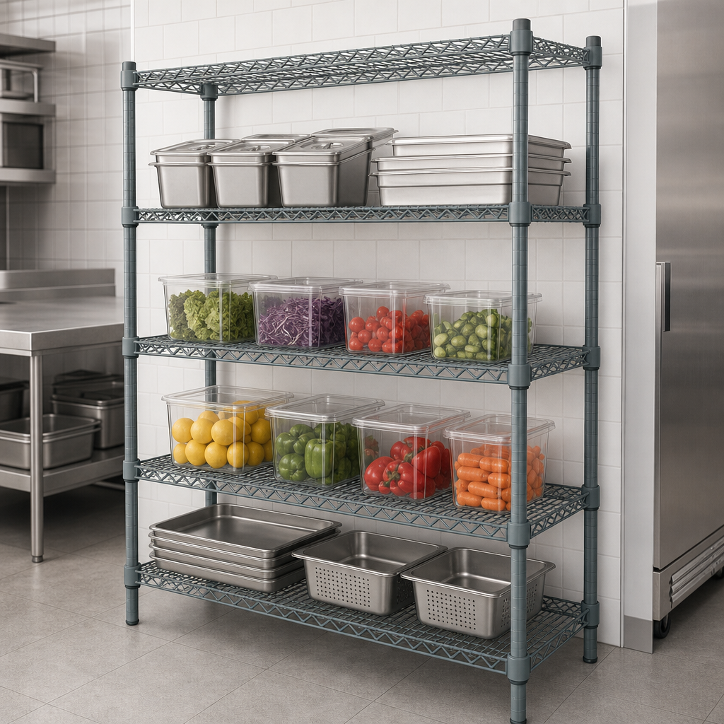 Double-Mat Wire Shelves