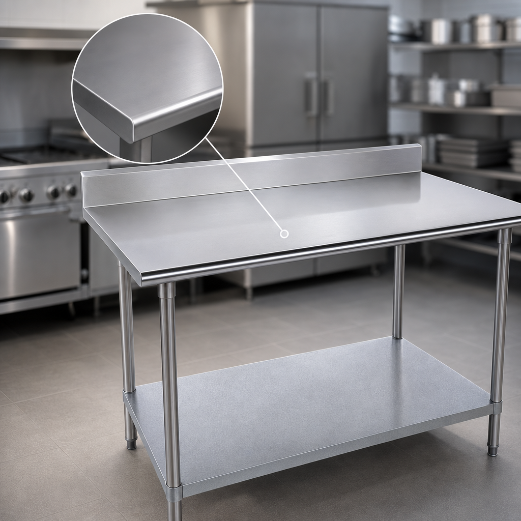 16-Gauge 430 Stainless Steel Top