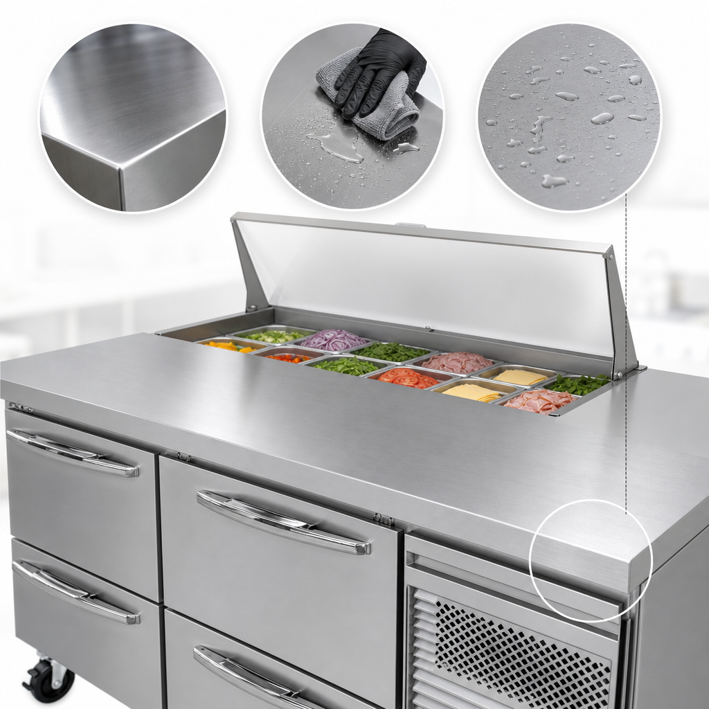 300 Series Stainless Steel Top