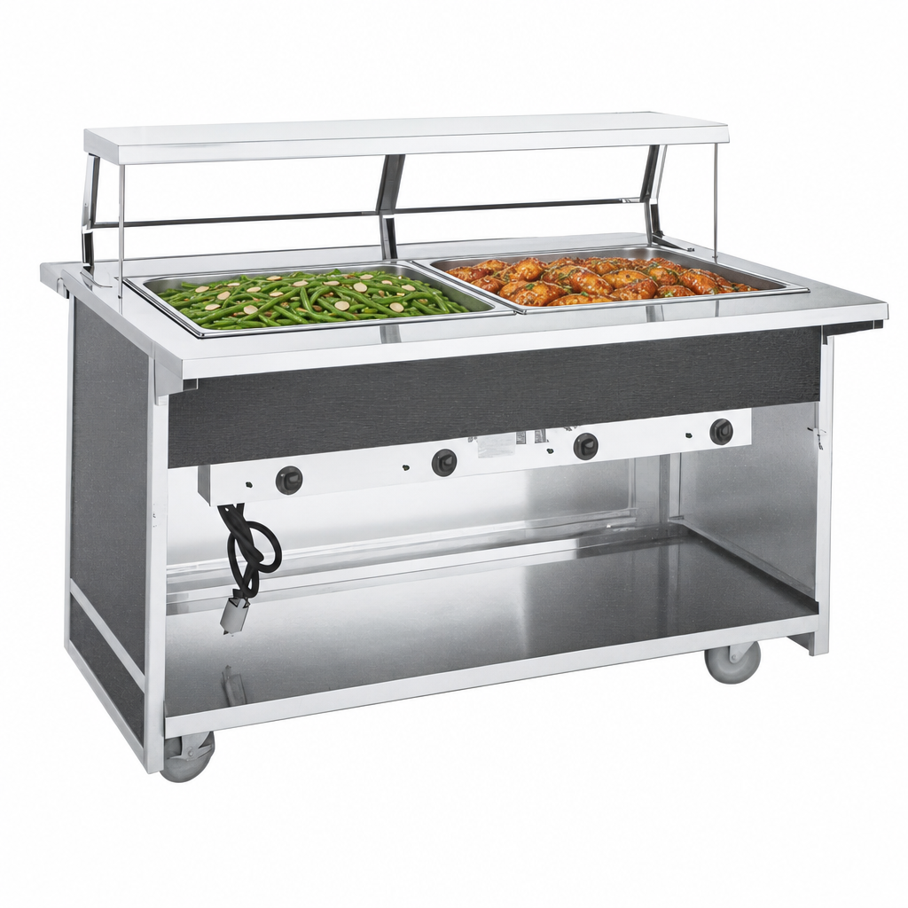 Two Full-Size Hot Food Wells