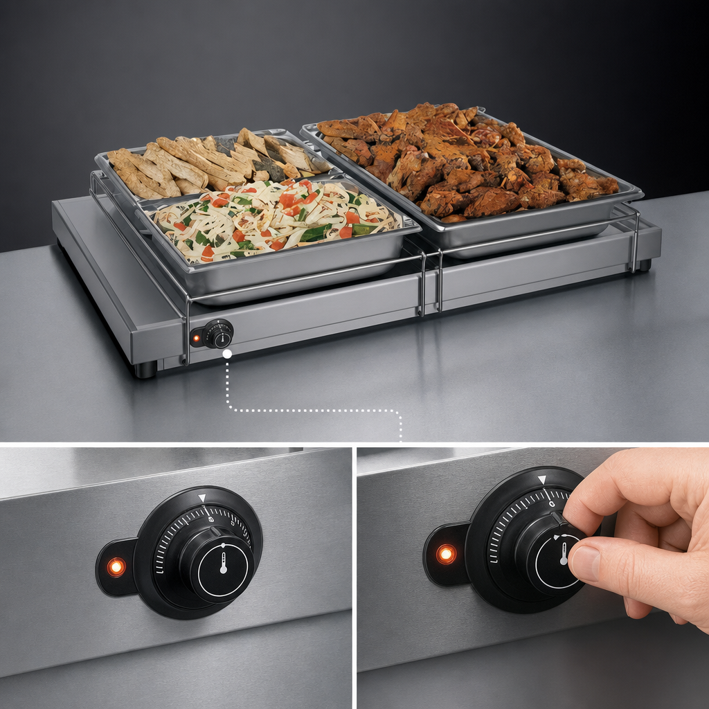 Built-In Adjustable Thermostat