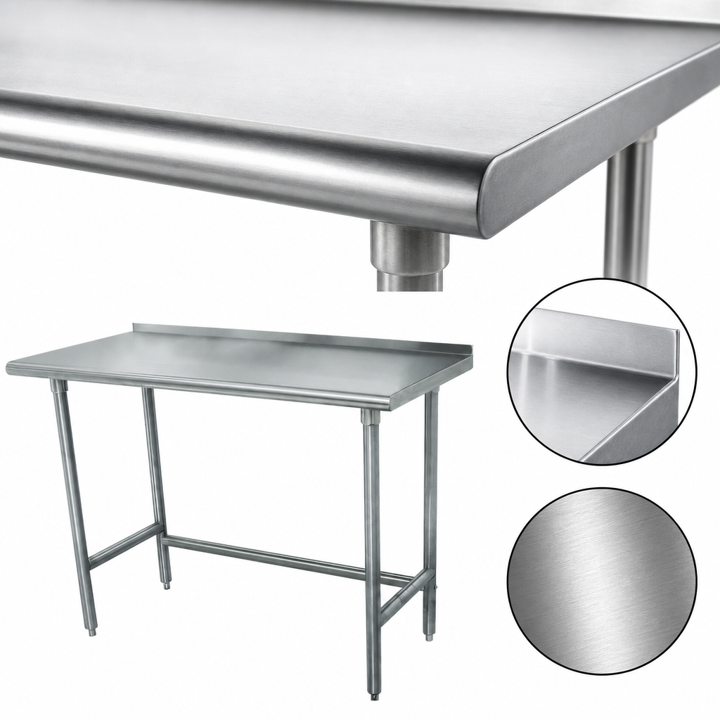 Heavy-Duty Stainless Steel Top