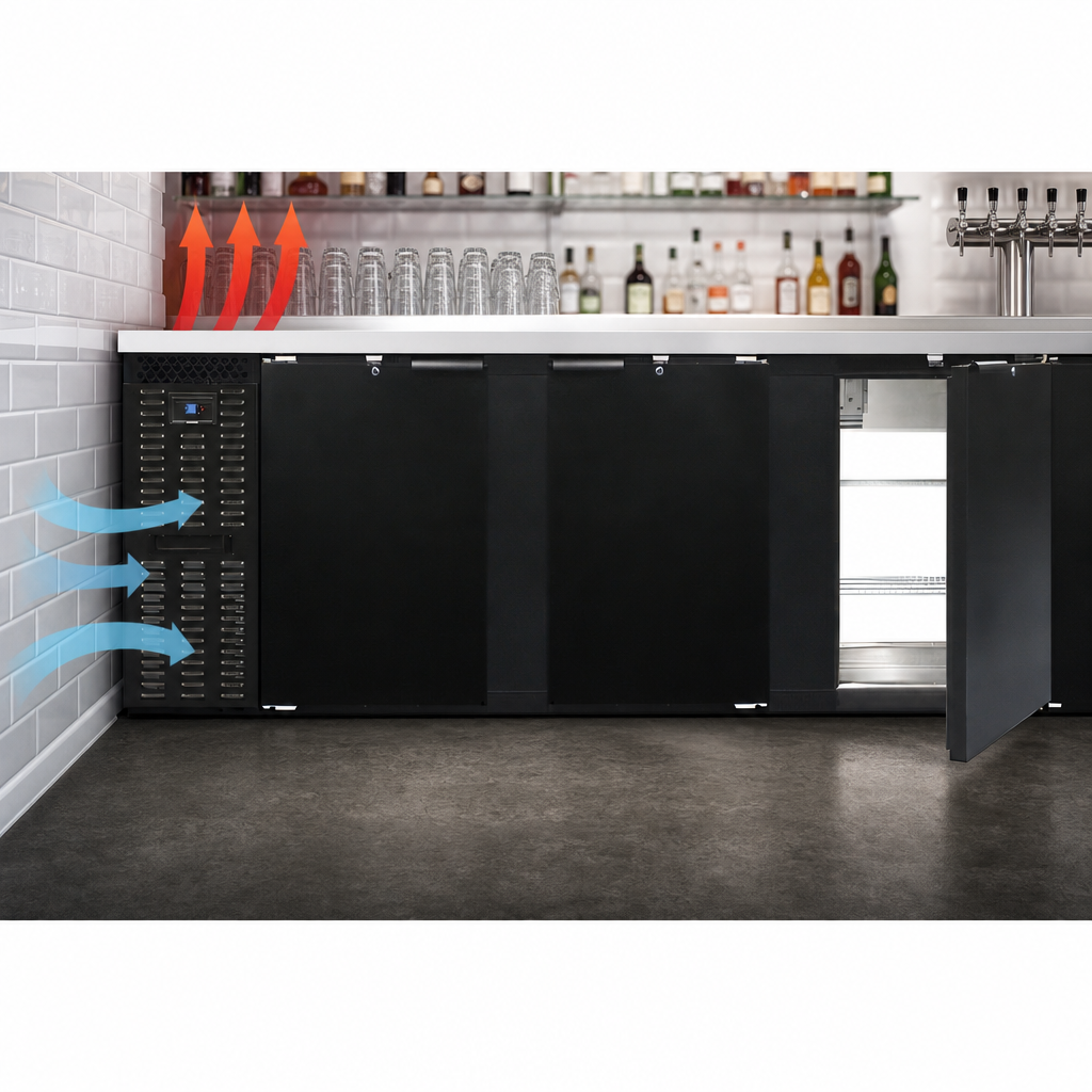 Front Breathing Refrigeration System