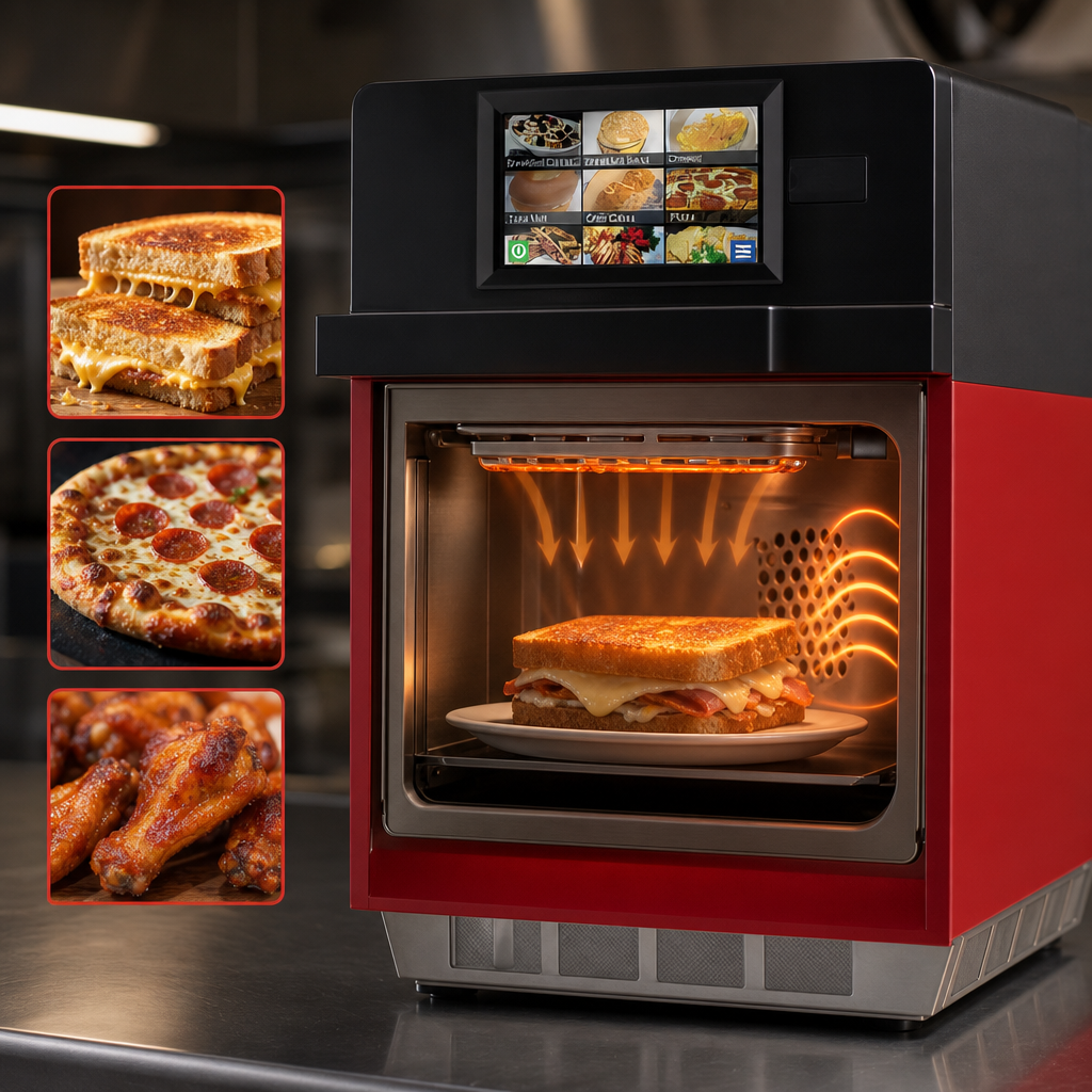 Microwave And Impingement Cooking