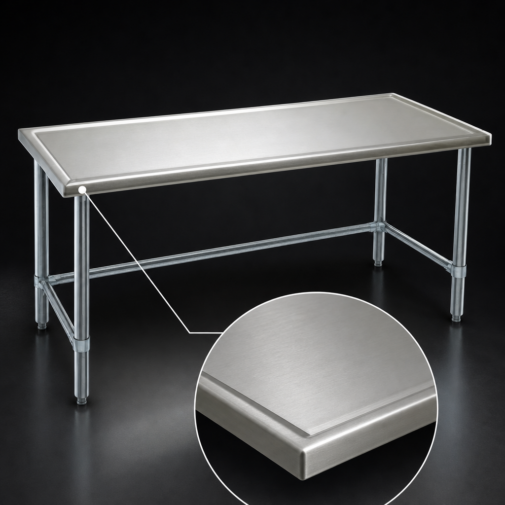 14-Gauge Stainless Steel Top