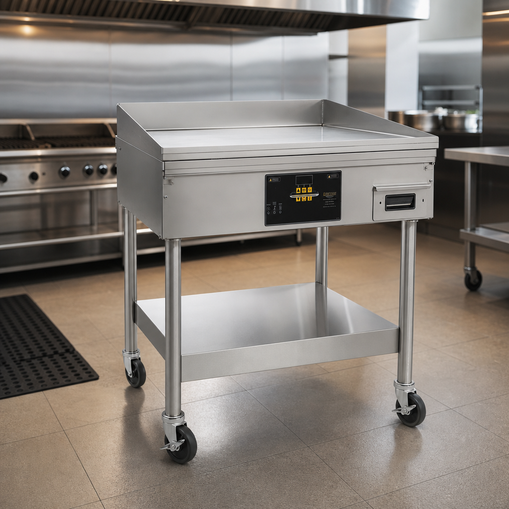 Included Stand with Casters