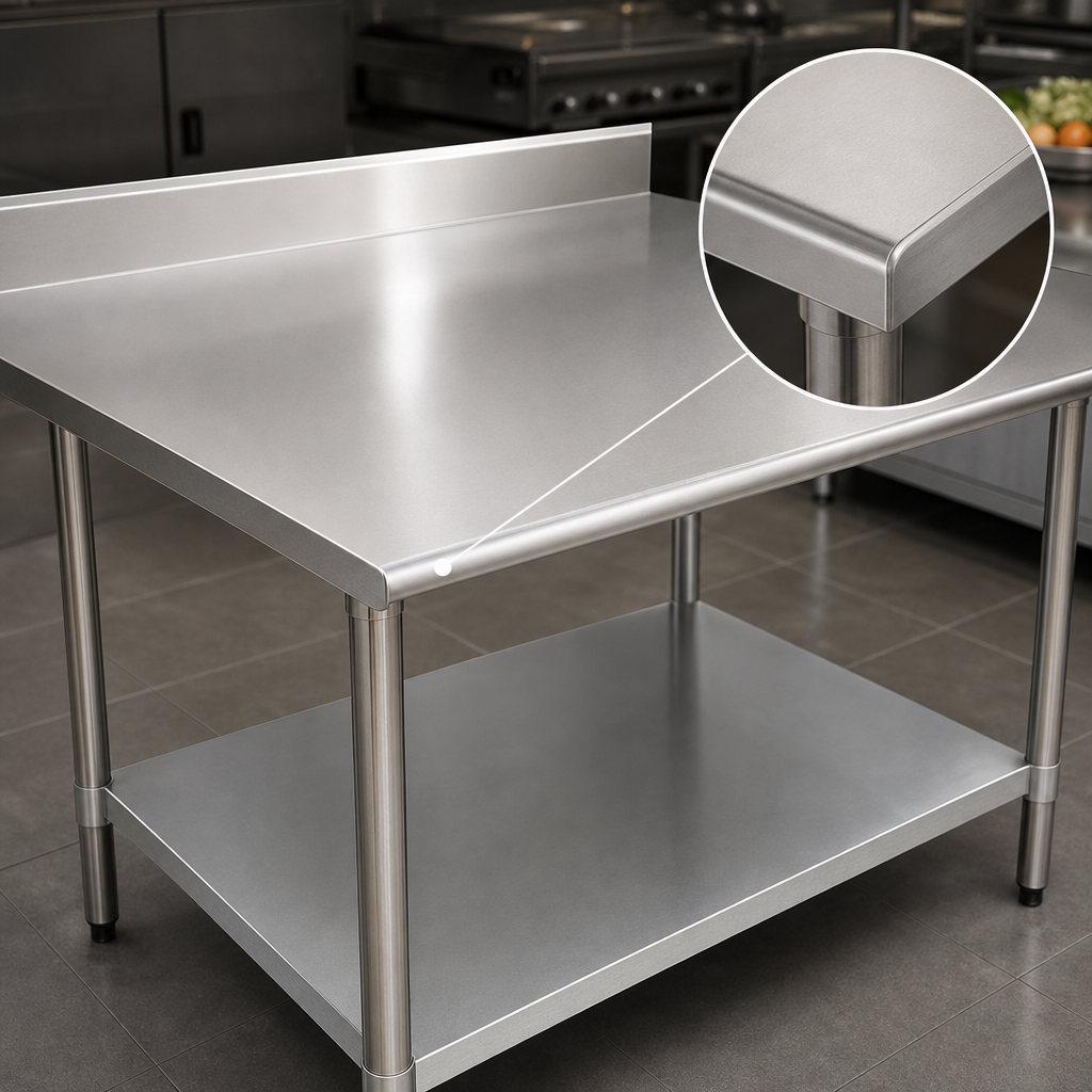 14 Gauge 300 Series Stainless Steel Top