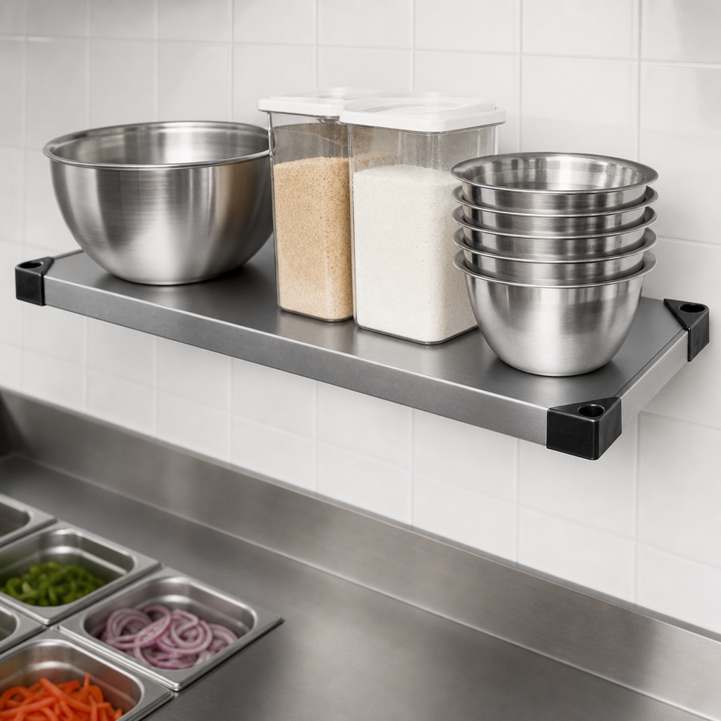 Solid Shelf Surface