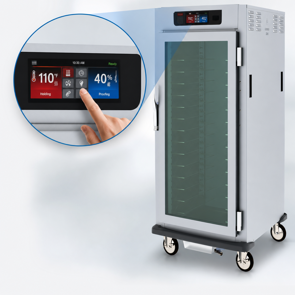6.8-Inch Touch-Screen Controls
